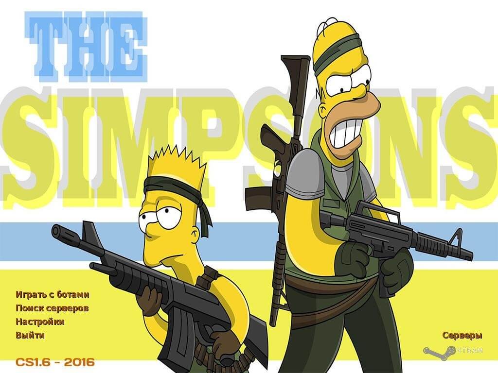 Counter-Strike 1.6 Simpsons